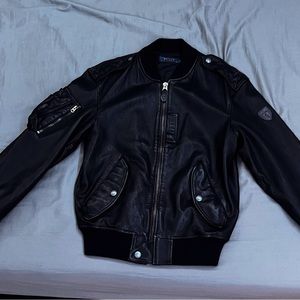 Polo Ralph Lauren premium leather jacket worn once no damage